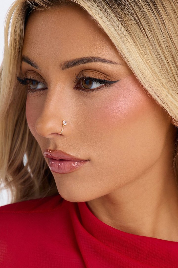 Little Statements Faux Nose Ring - Gold