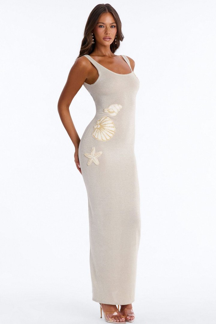 Serenity Coverup Dress - Sand