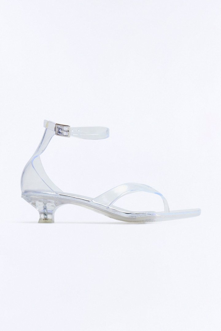 Pazz Jelly Kitten Heels - Clear