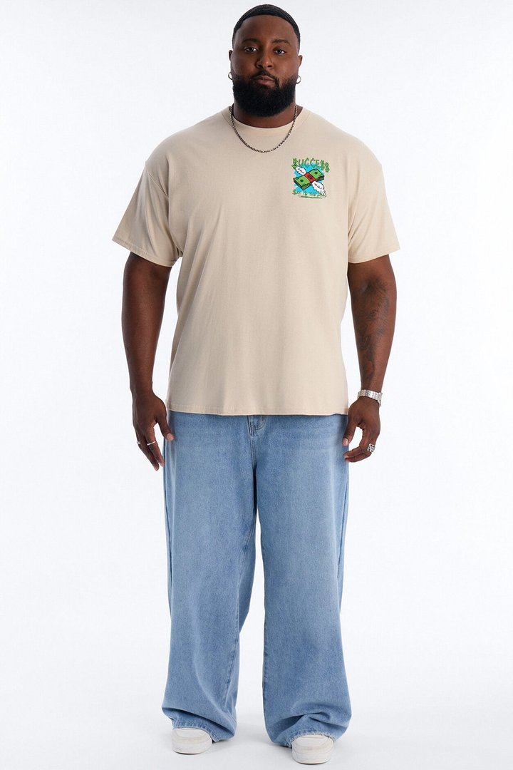 Sky Is The Limit Short Sleeve Tee - Sand