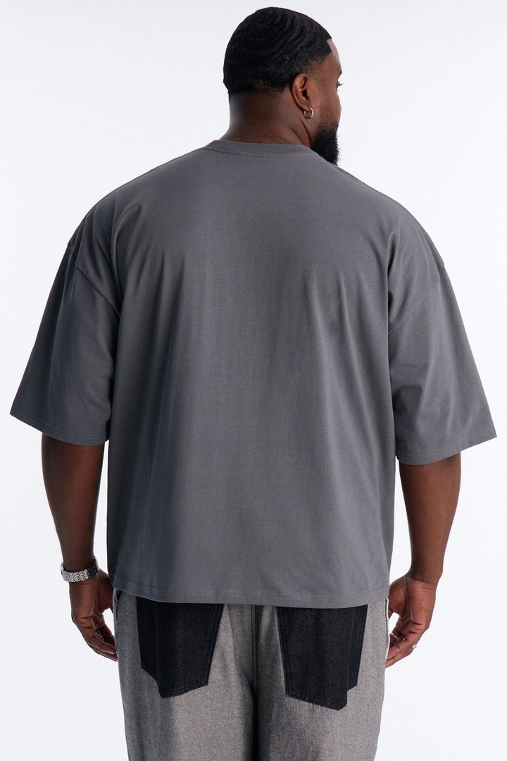 Unknown Future Boxy Short Sleeve Tee - Charcoal