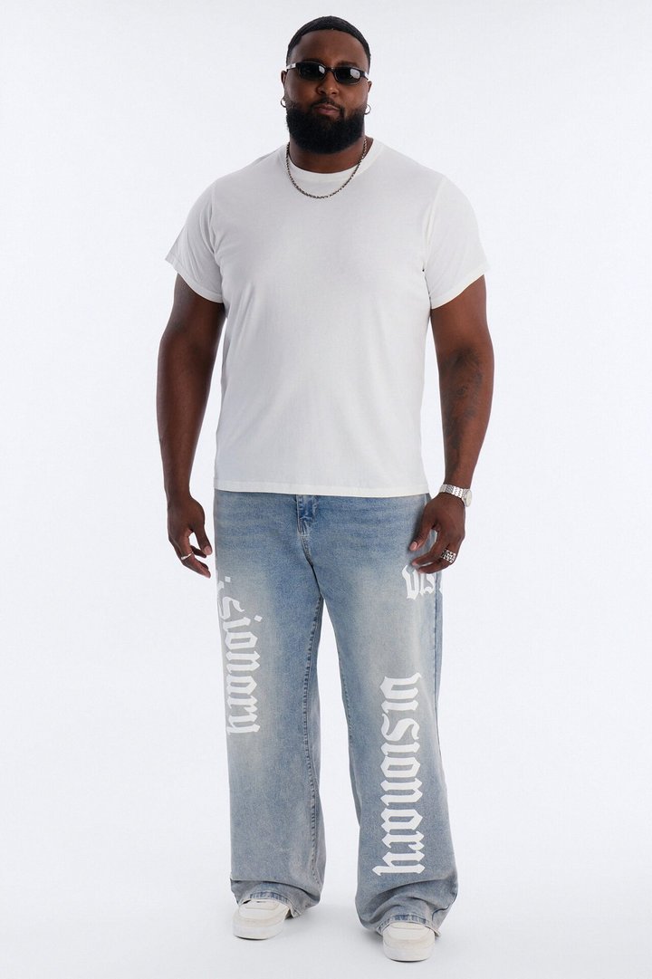 Visionary Stacked Skinny Jean - Light Blue Wash