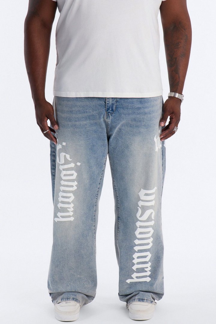 Visionary Stacked Skinny Jean - Light Blue Wash