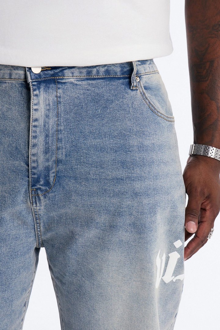 Visionary Stacked Skinny Jean - Light Blue Wash