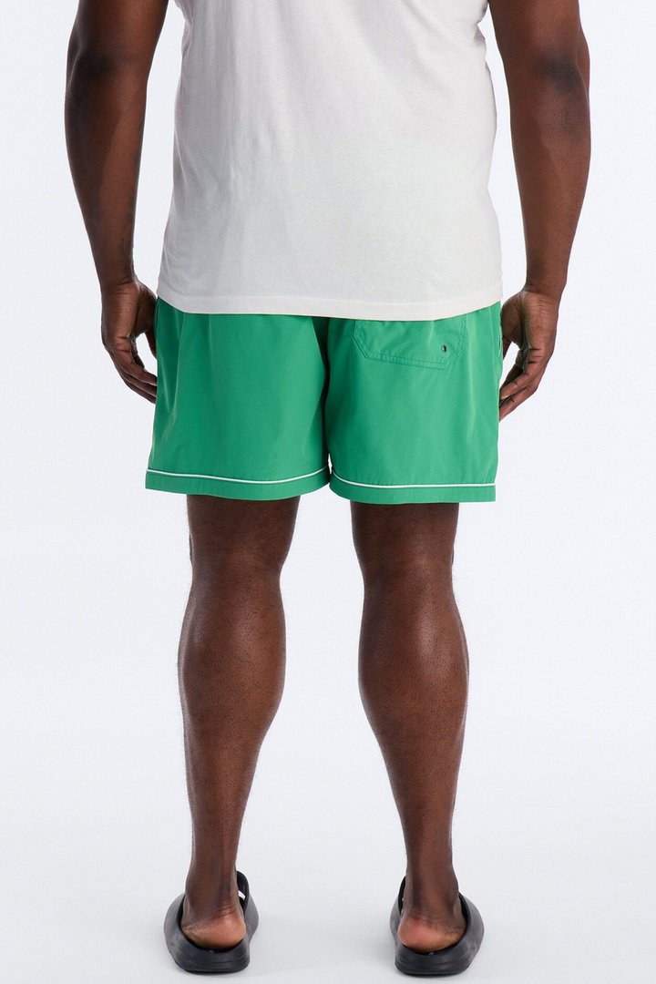 Hustle Shores Relaxed Swim Trunk 4″ - Green