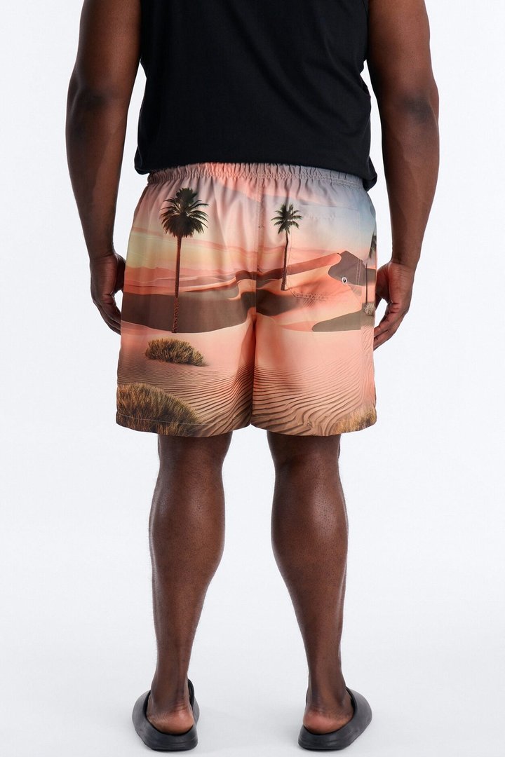 Hellcat Desert Heatwave Photoreal Swim Trunk 7″ - Multi Color