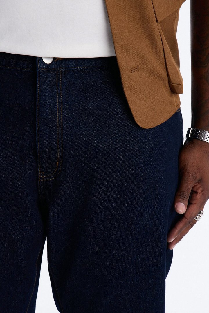 The Staple Straight Jean - Dark Wash