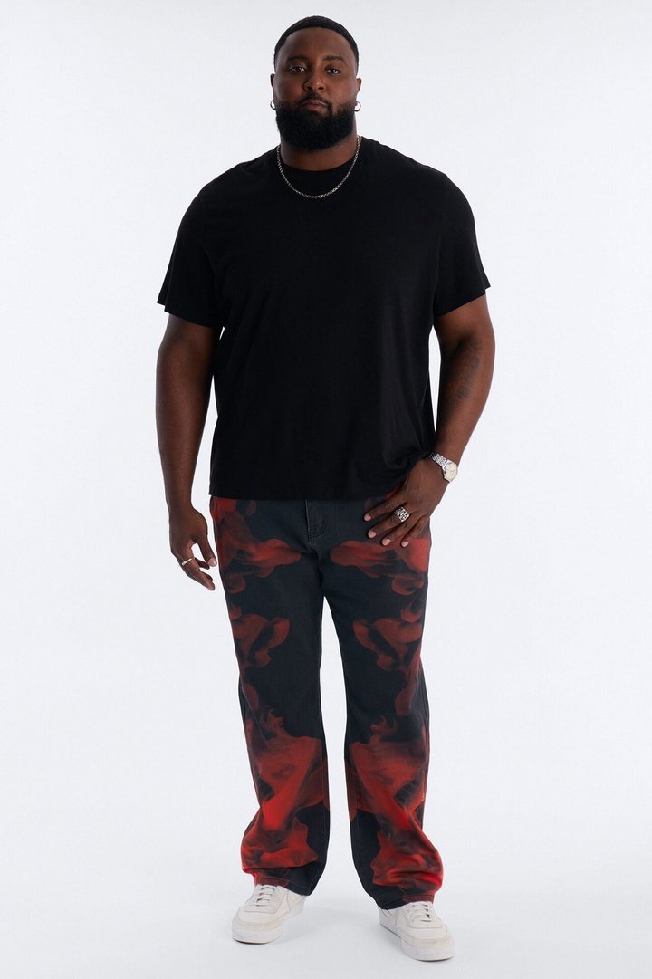 Straight Lava Jean - Red
