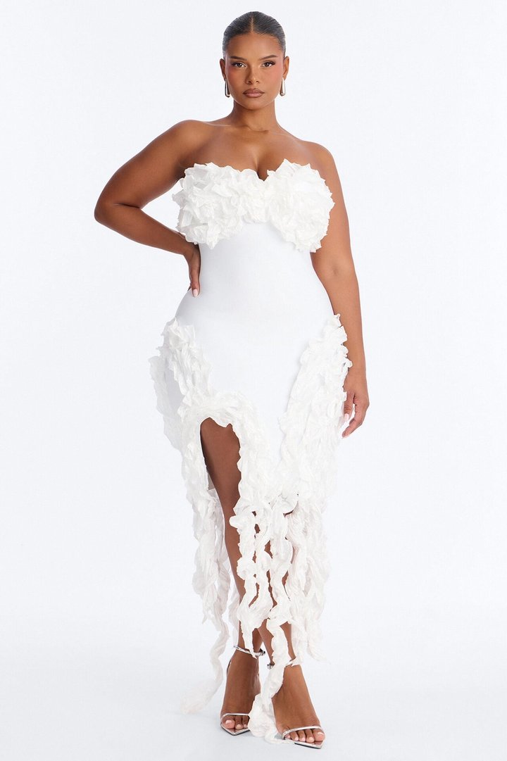 Leila Bandage Mini Dress - White