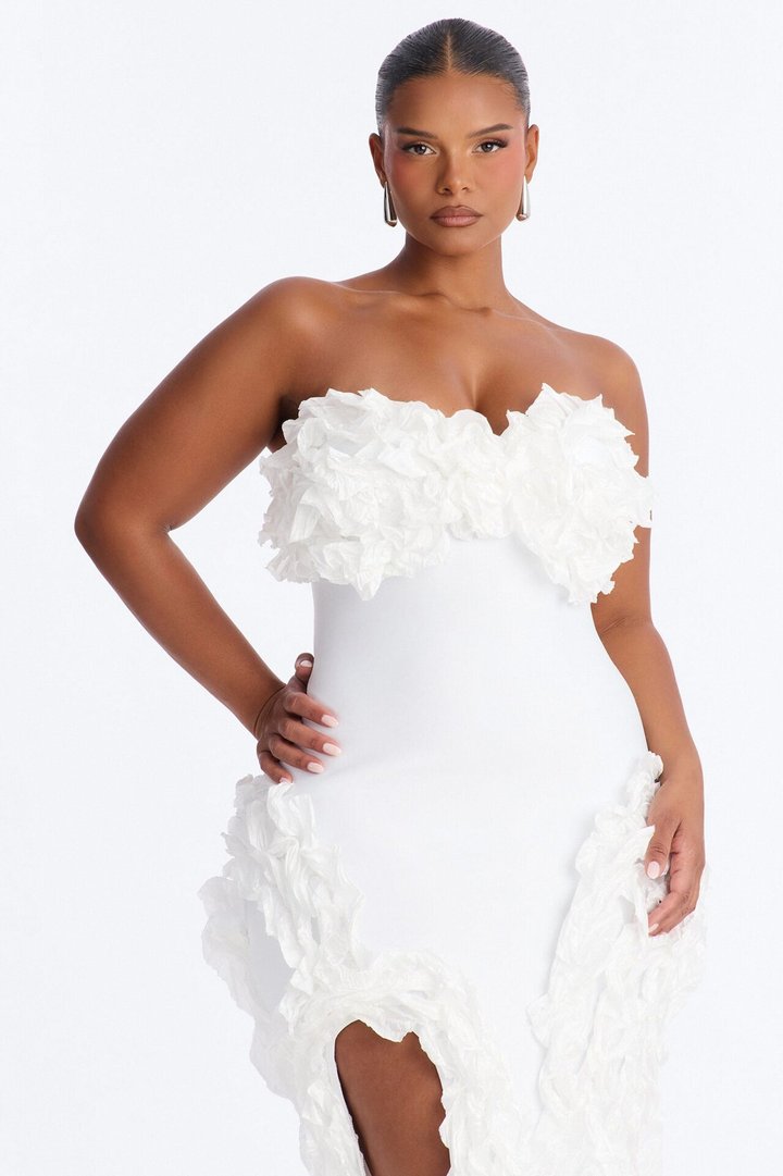 Leila Bandage Mini Dress - White