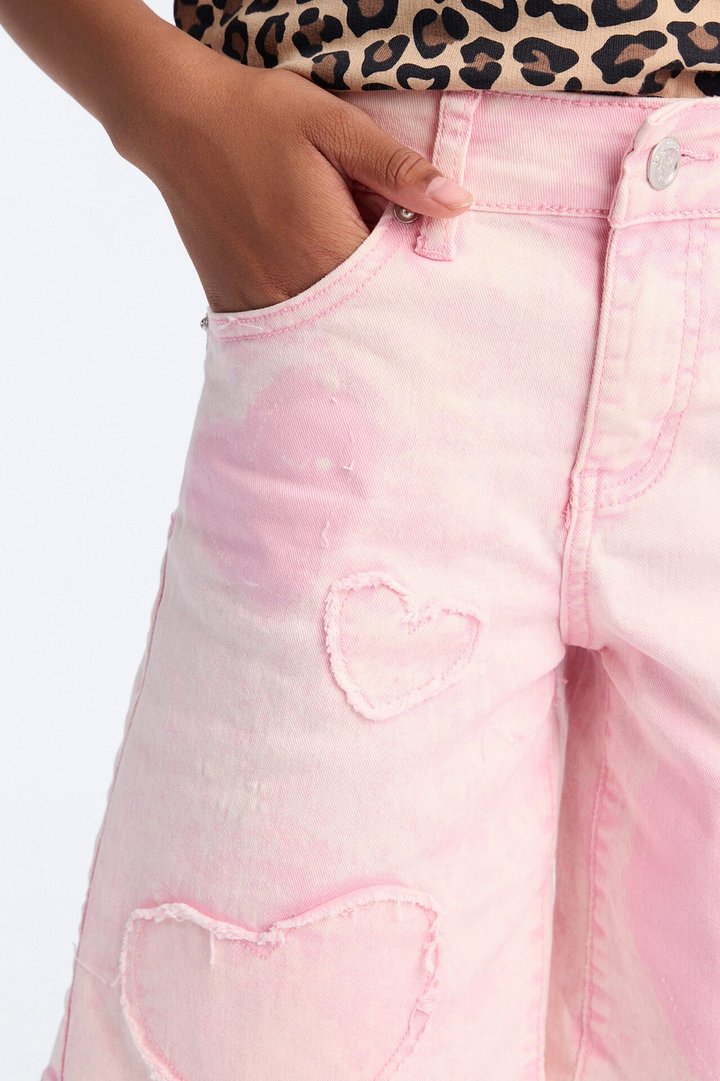 Mini Just Because Jorts - Light Pink