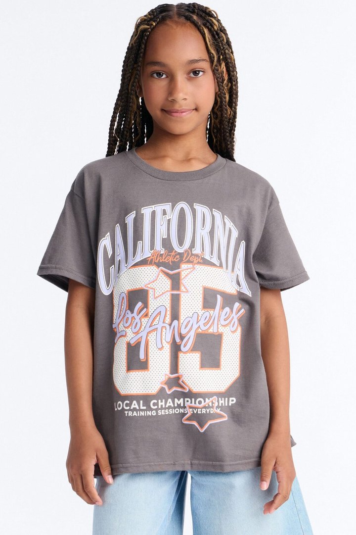 Mini Los Angeles Local Championship Short Sleeve Tee - Charcoal