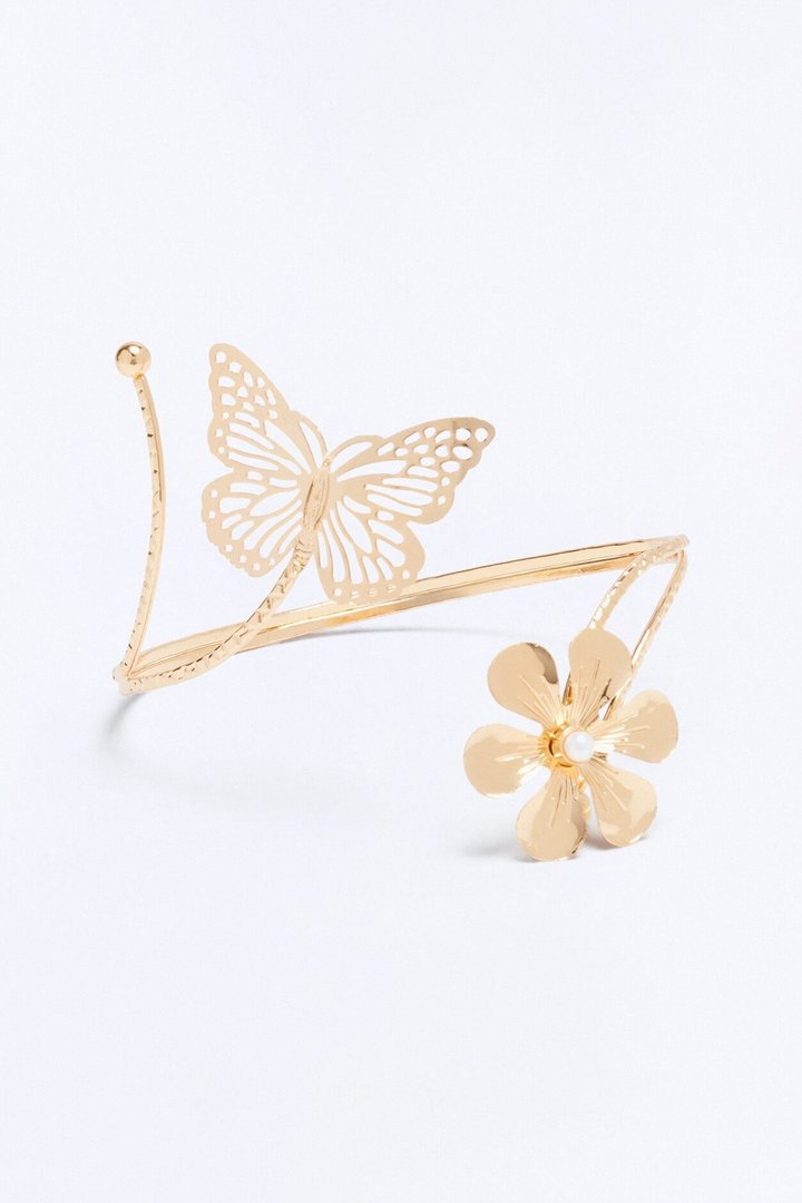 Roaming Free Arm Cuff - Gold