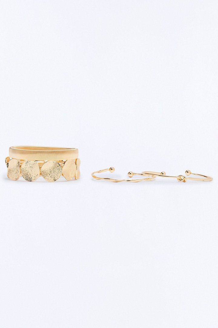 Hot Property 4 Piece Bracelet Set - Gold