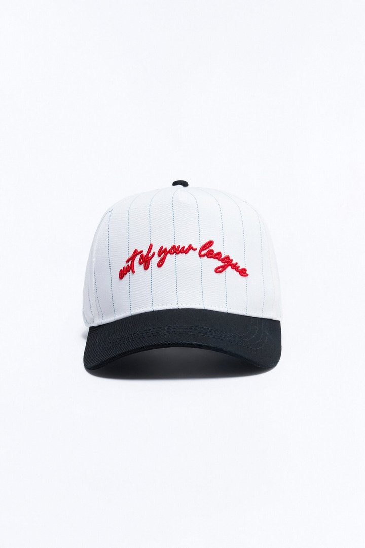 Out Of Your League Baseball Hat - White/combo