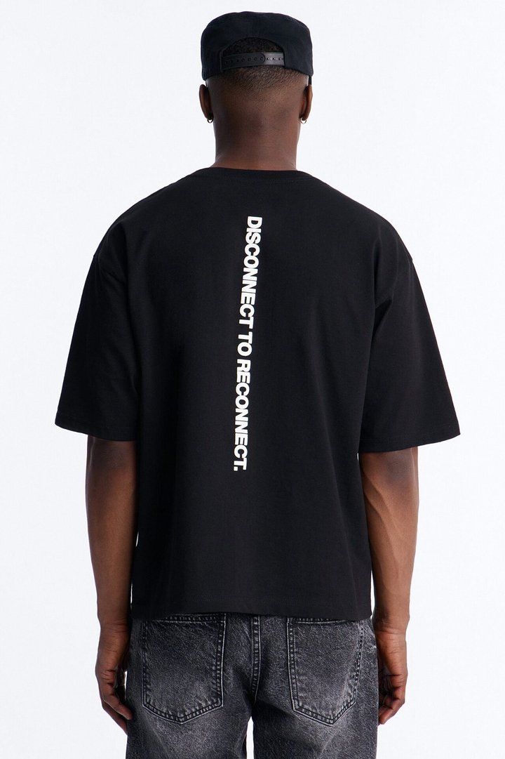 Offline Puff Boxy Short Sleeve Tee - Black
