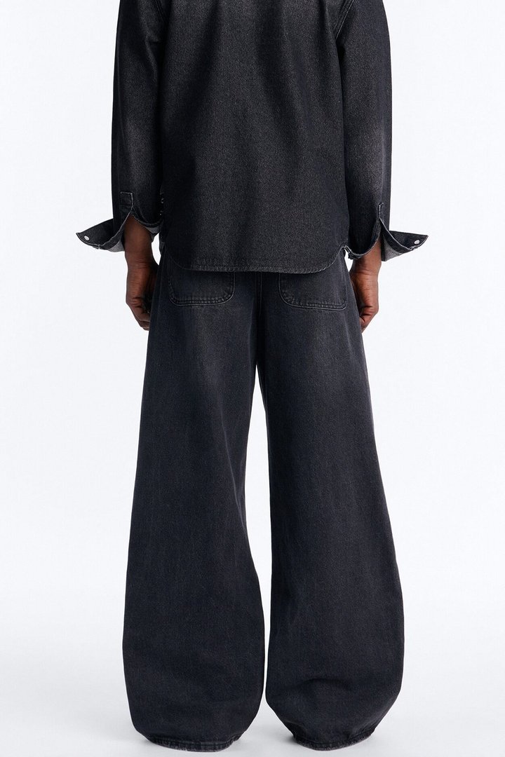 Clean Baggy 5 Pocket Jean - Black Wash