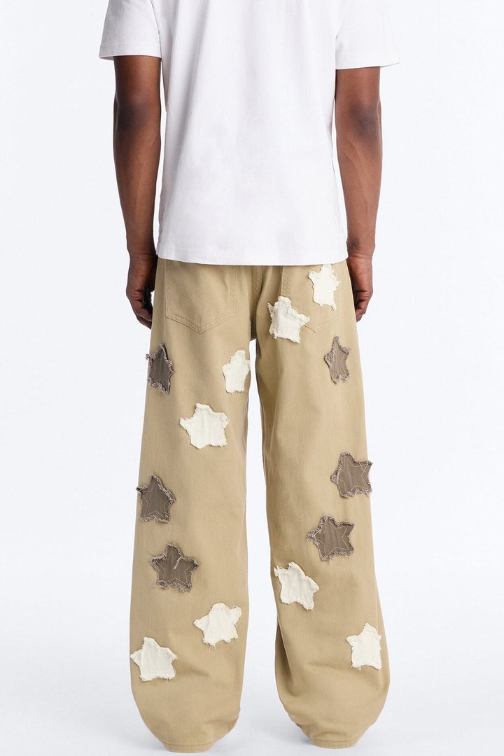 Baggy Illuminate Sky Fray Jean - Olive