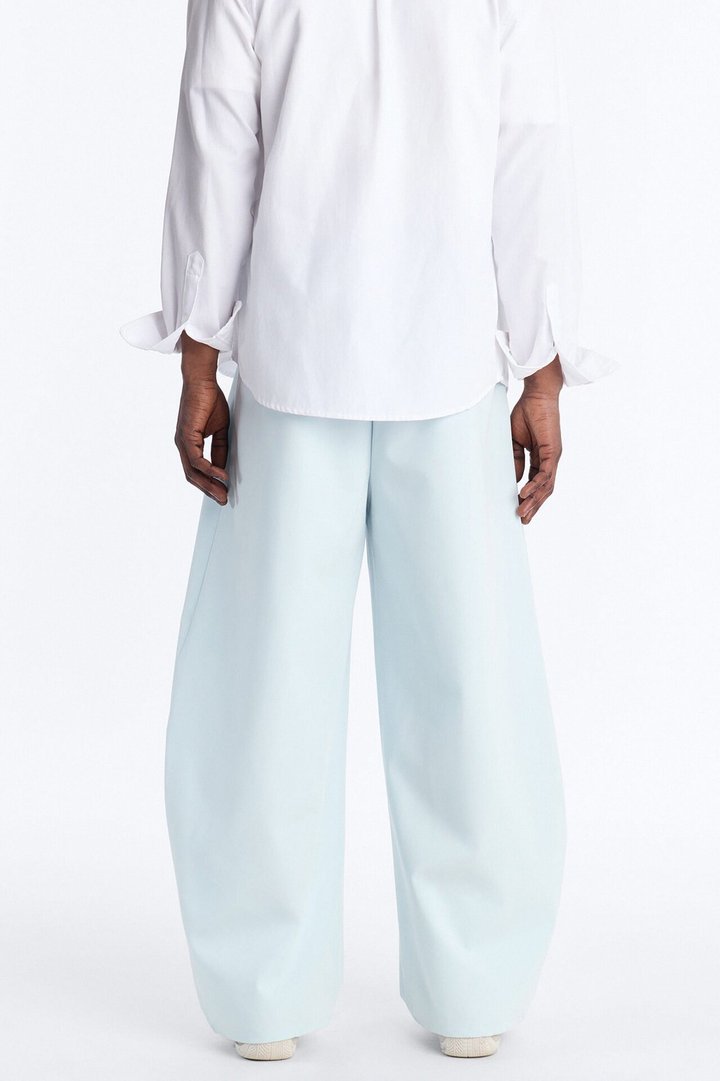 Barrel Bold Flow Trousers - Light Blue