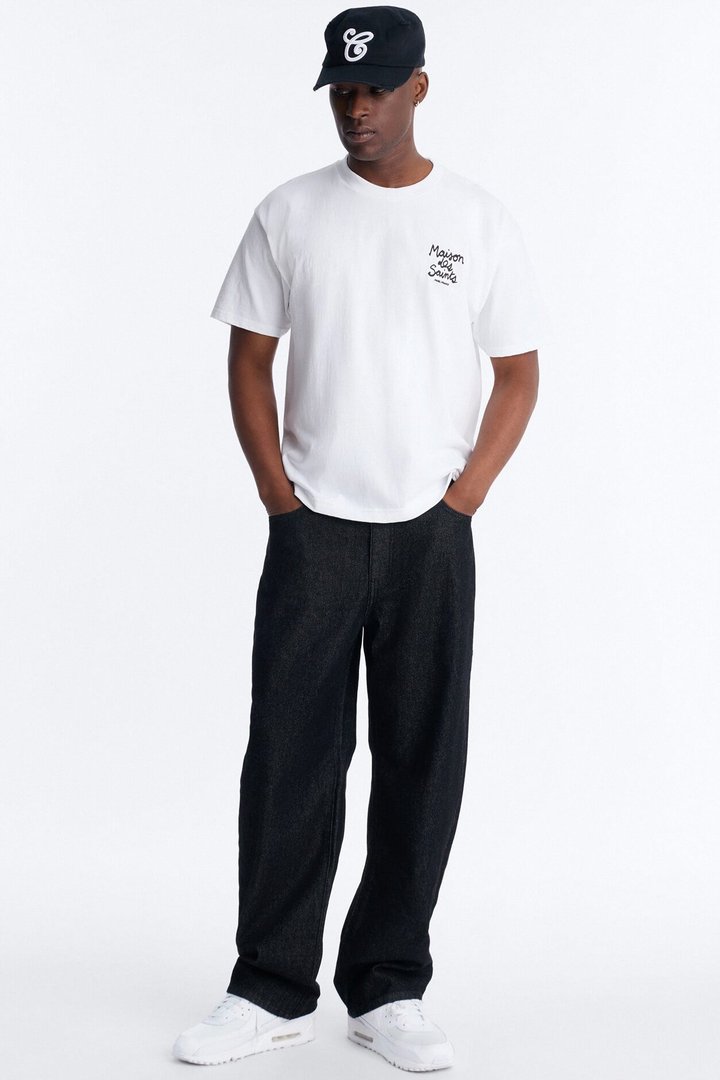 Maison Des Saints Boxy Short Sleeve Tee - White