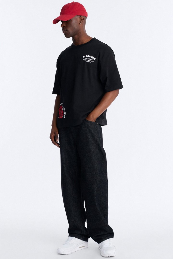 Pleasure Department Boxy Short Sleeve Tee - Black