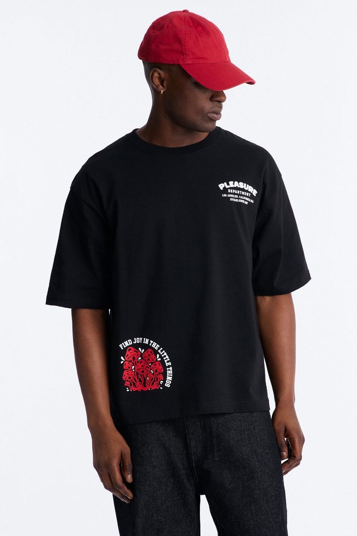 Pleasure Department Boxy Short Sleeve Tee - Black