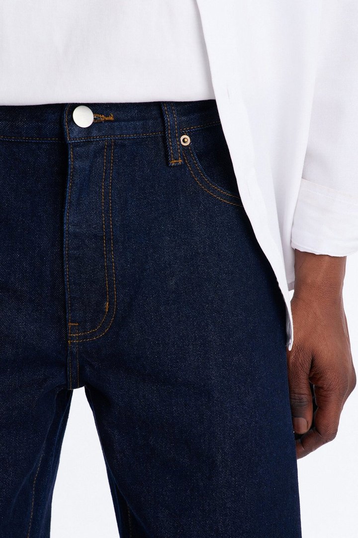 The Staple Straight Jean - Dark Wash