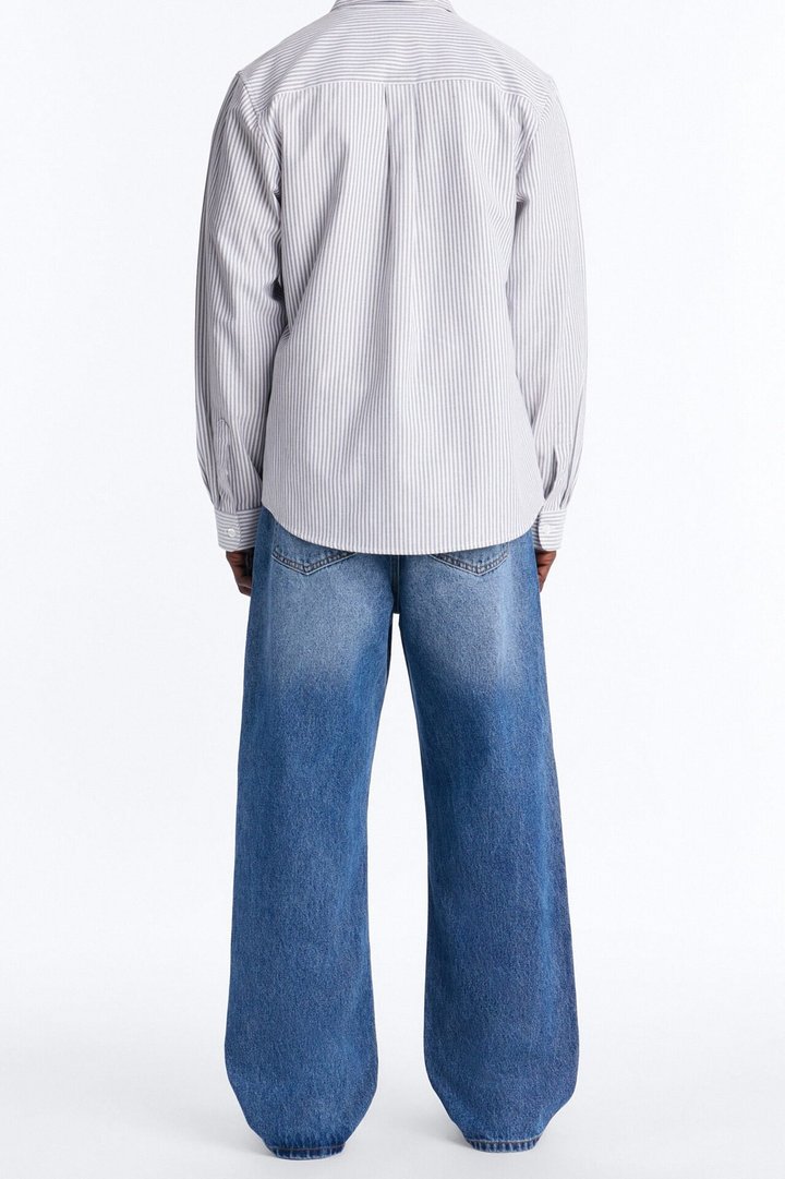 The Staple Baggy Jean - Medium Blue Wash