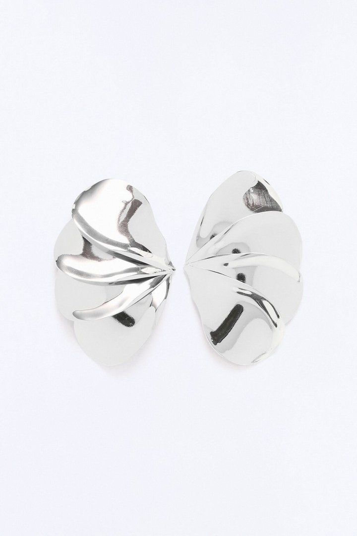 Whisper Shine Drop Earrings - Silver