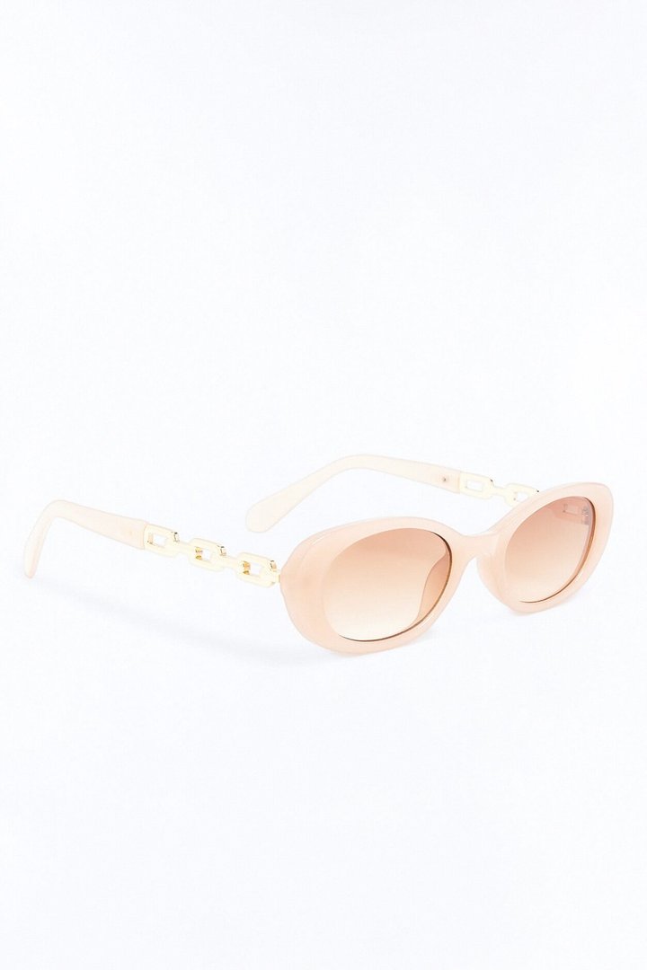 Let's Link Later Sunglasses - Beige