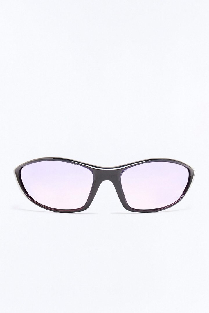 Shady And Fast Sunglasses - Black/Purple
