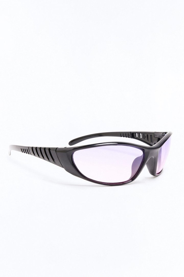 Shady And Fast Sunglasses - Black/Purple