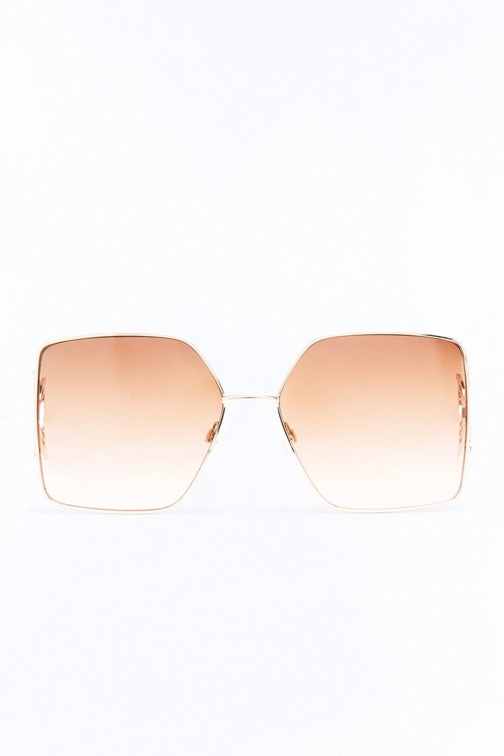 Wandering Butterfly Sunglasses - Gold/Pink