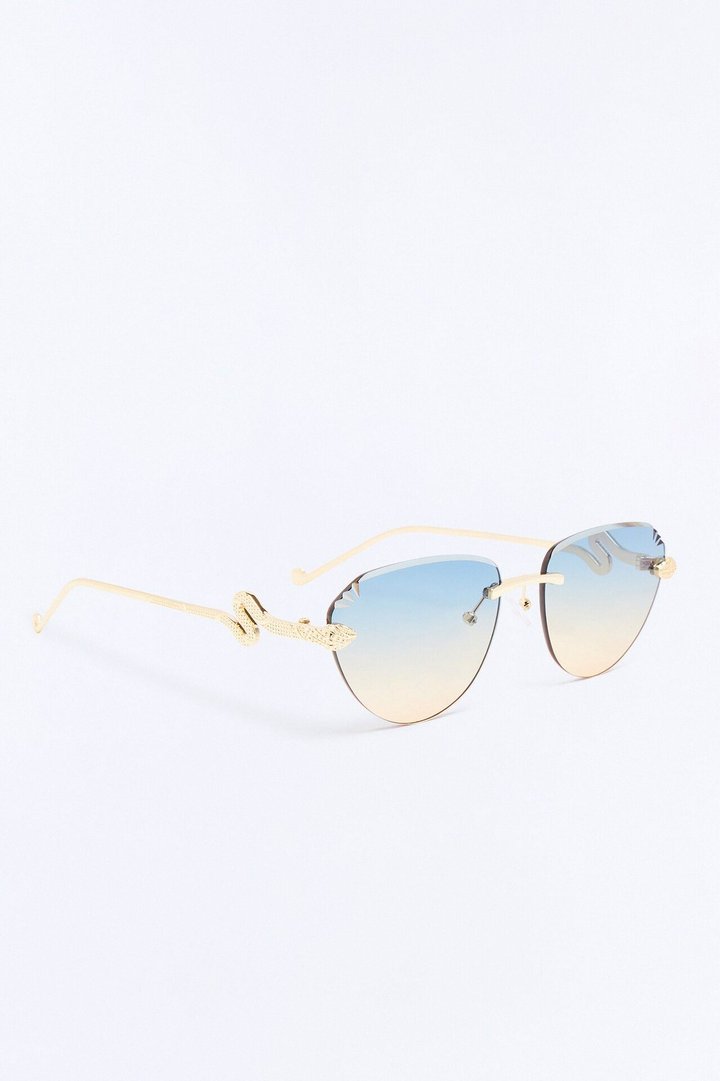 Snake Move Sunglasses - Blue/combo