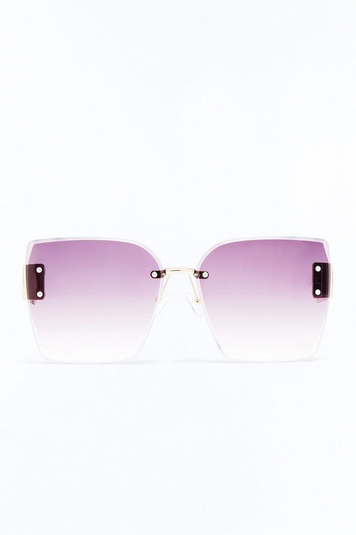 Chic Lady Sunglasses - Gold/Black