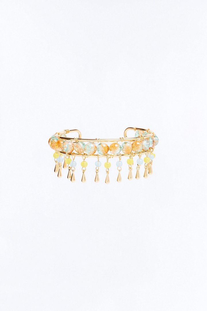 Temperature Rising Arm Cuff - Gold/Multi