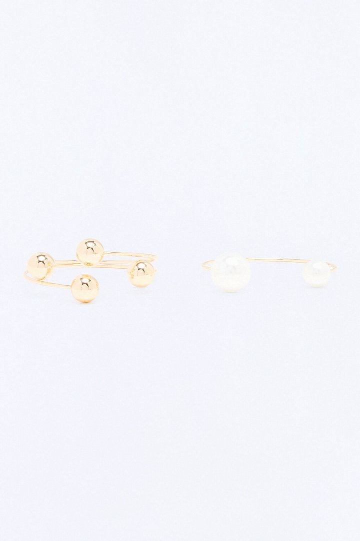 Ari 2 Piece Bracelet Set - Gold/combo
