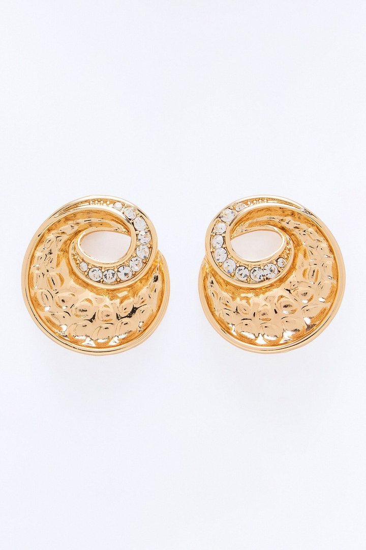 Effortless Evening Drop Earrings - Gold