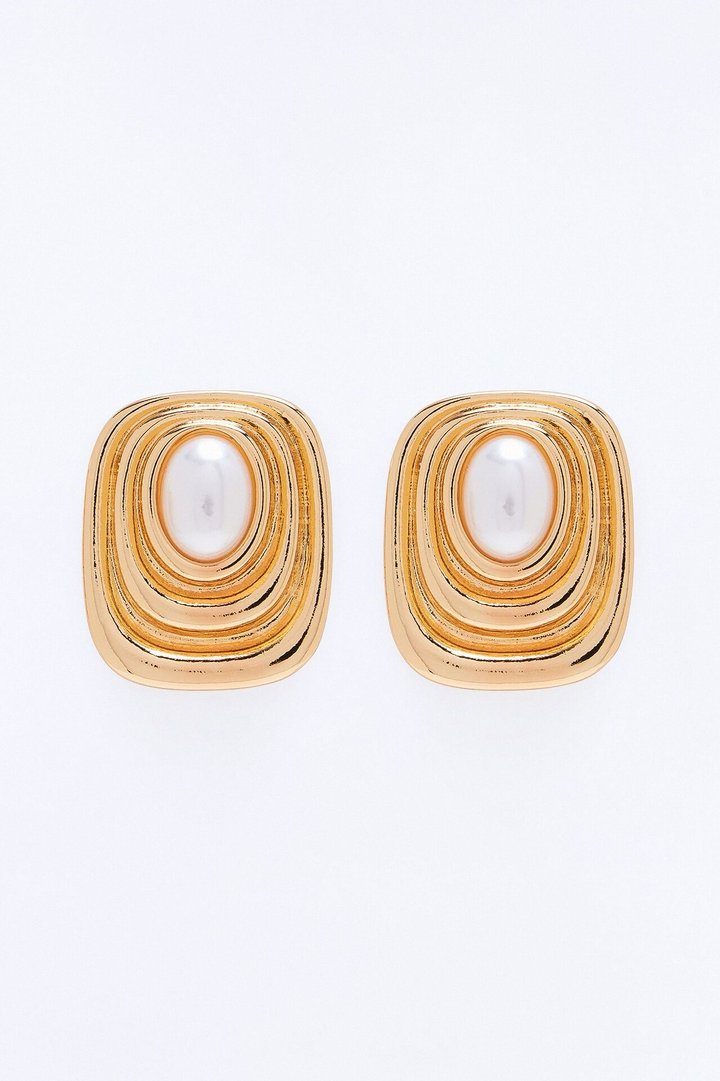 Jardin Chic Stud Earrings - Gold