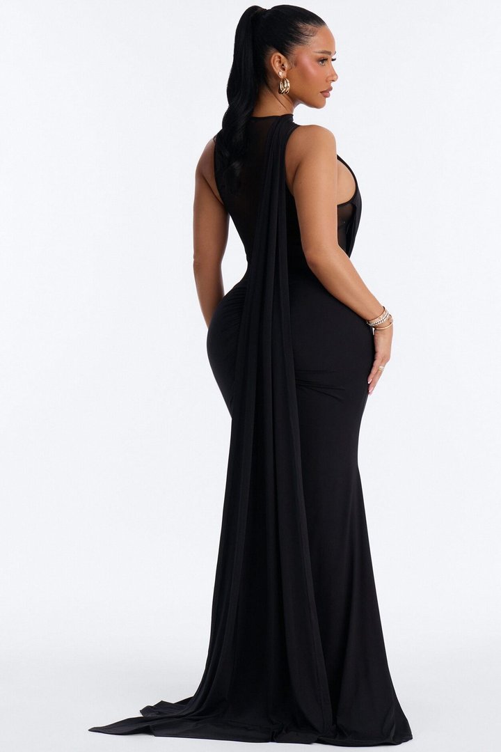 Fairytale Hottie Maxi Dress - Black
