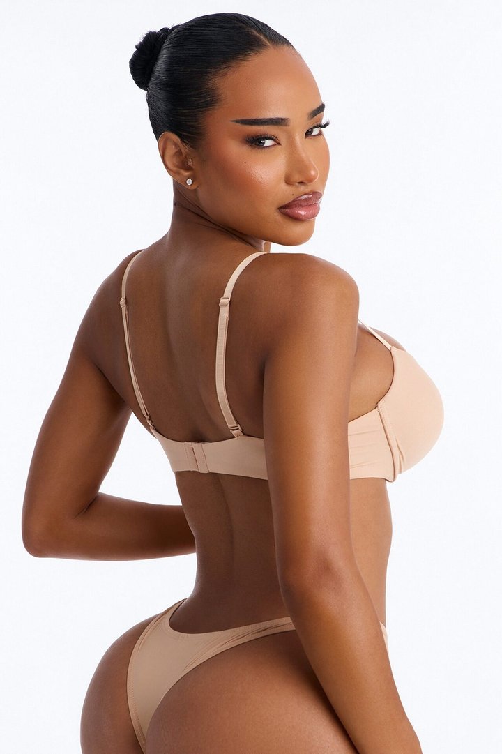 Flexible Fit Extreme Push Up Bra - Beige