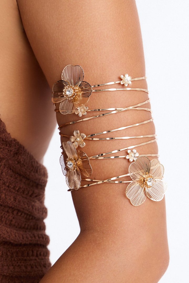 Something Sweet Cuff Bracelet - Gold