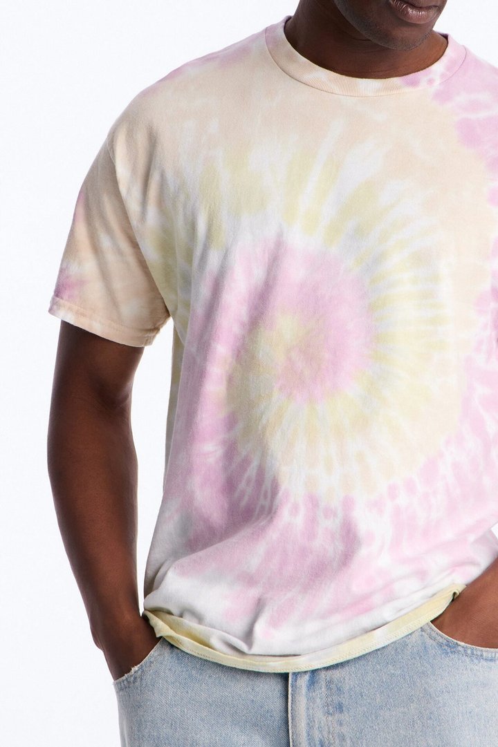 The Swirl Tie Dye Oversized Tee - Multi Color