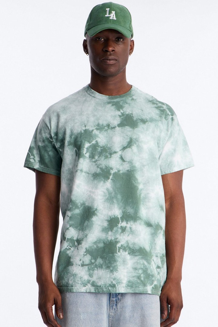 The Crystal Oversized Tee - Green/combo
