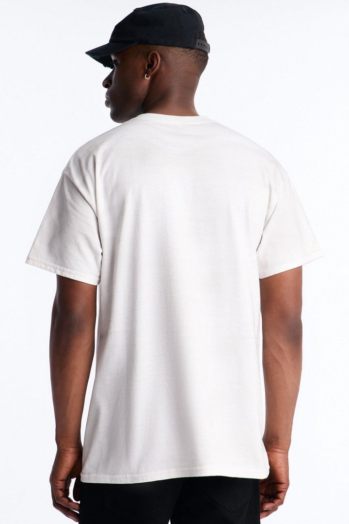 The Dirty Wash Oversized Tee - Off White