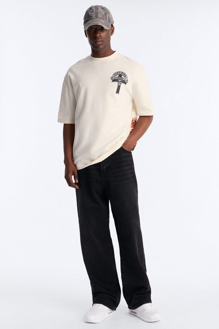 Mercy On Our Enemies Short Sleeve Tee - Cream