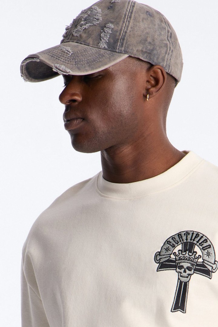 Mercy On Our Enemies Short Sleeve Tee - Cream