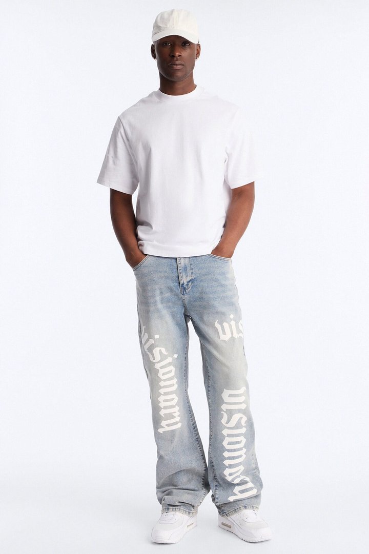 Visionary Stacked Skinny Jean - Light Blue Wash