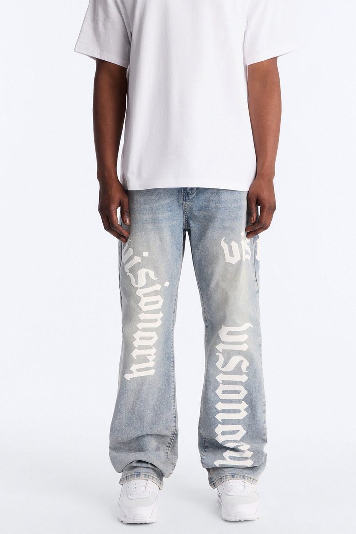 Visionary Stacked Skinny Jean - Light Blue Wash
