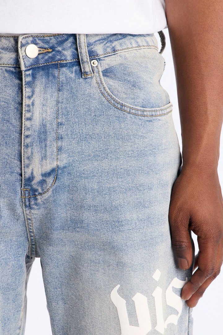 Visionary Stacked Skinny Jean - Light Blue Wash